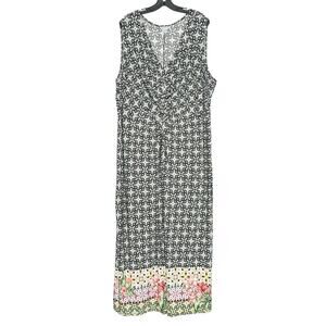 Catherines Dress Boho Cottage Floral Prairie Romantic Casual Festival Maxi 4X